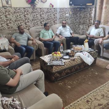 زيارة عائلة الأسير خالد السيلاوي من قطاع غزة